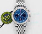Replica GF 7750 Breitling Navitimer Blue Dial Stainless steel 43mm Watch